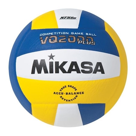 Mikasa Mikasa 2019896 Volleyball NFHS Approved Volleyball; Royal; Gold & White - Size 5 2019896